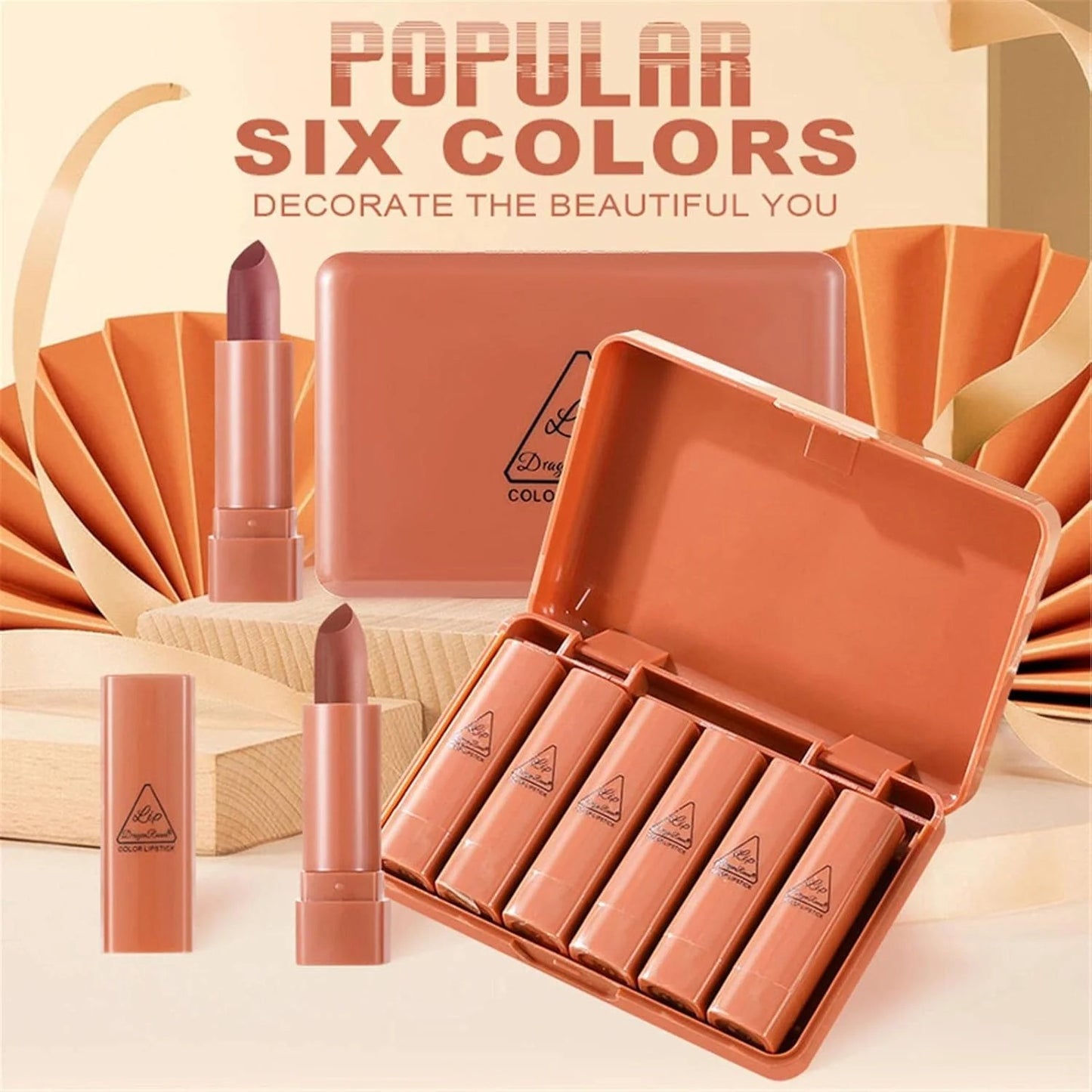 HENG FANG High Quality Makeup Matte Organic Waterproof Lipstick