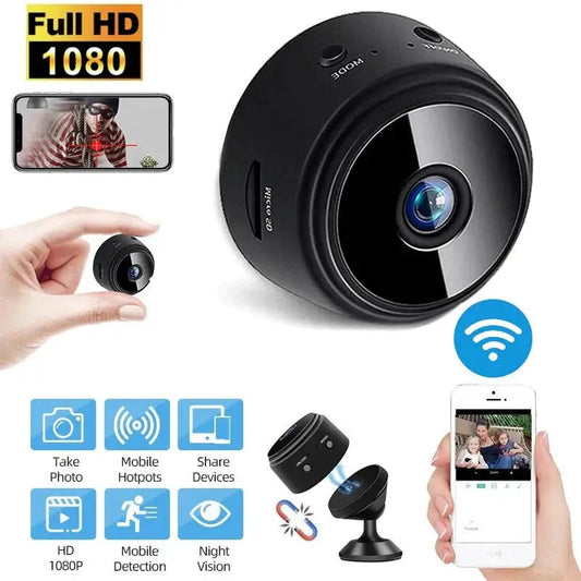 A9 Mini WiFi Wireless Camera – HD Video Recorder with Night Vision & Motion Detection