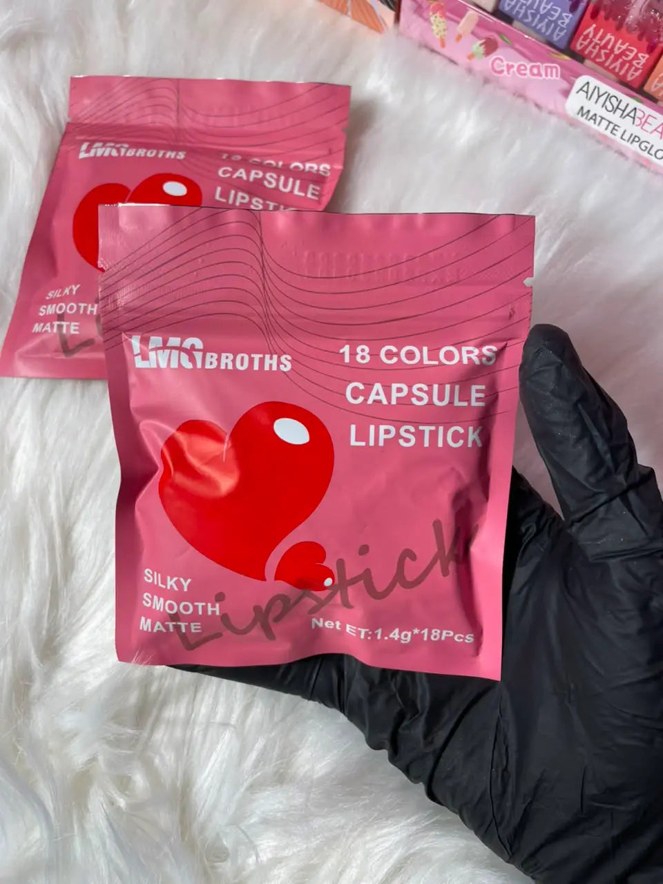 18-Colors Mini Capsule Lipstick Set (Pack of 18)