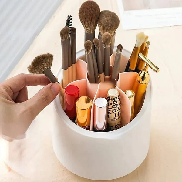 New 360 Rotating Makeup Brush Holder