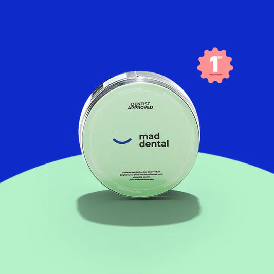 Mad Smile Teeth Cleaning Powder (organic) White (30g)