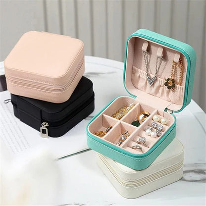 Travel Friendly Jewellery Box, PU Leather Jewellery Box