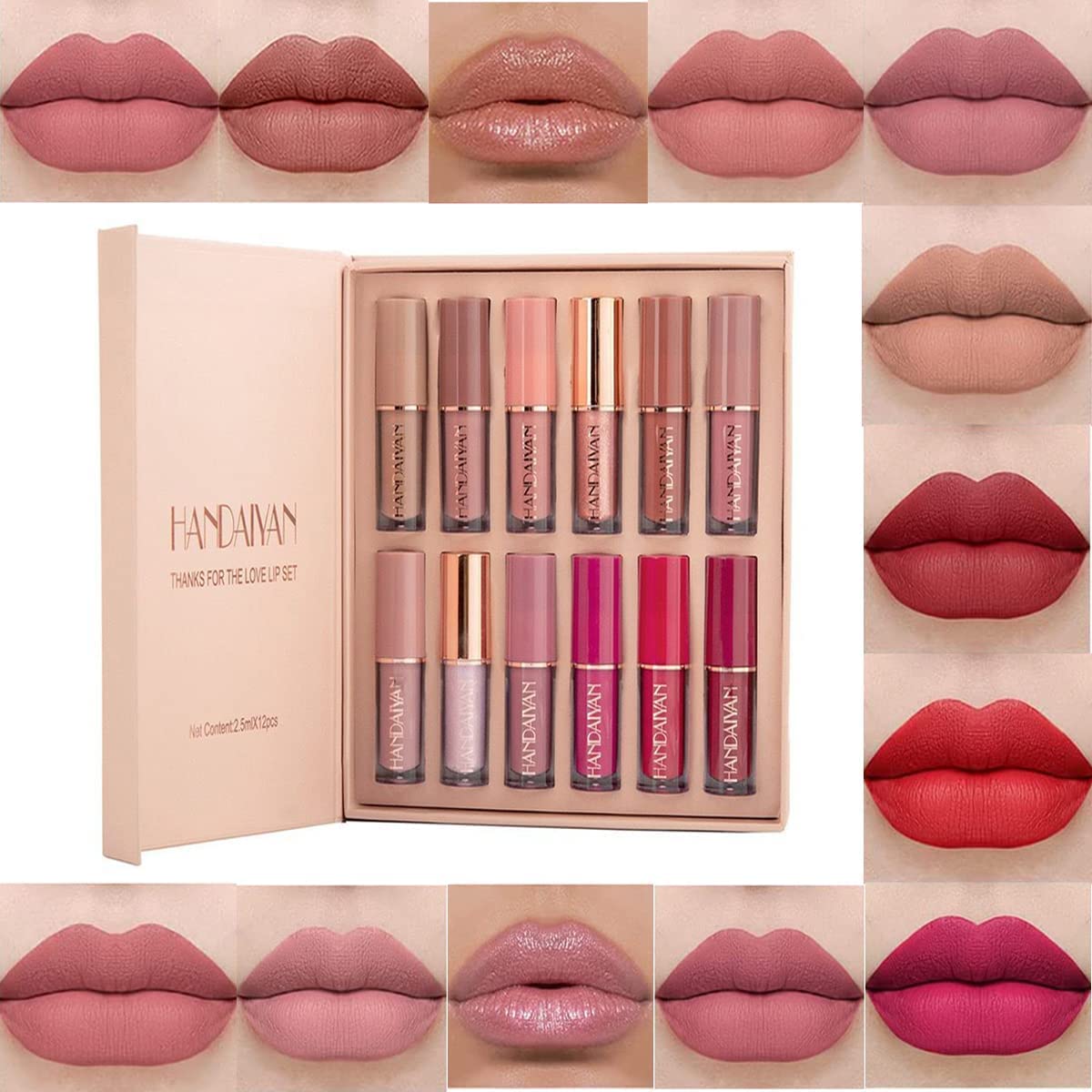 HANDAIYAN 12 pcs Liquid Lipstick Box - Link Lift Shop