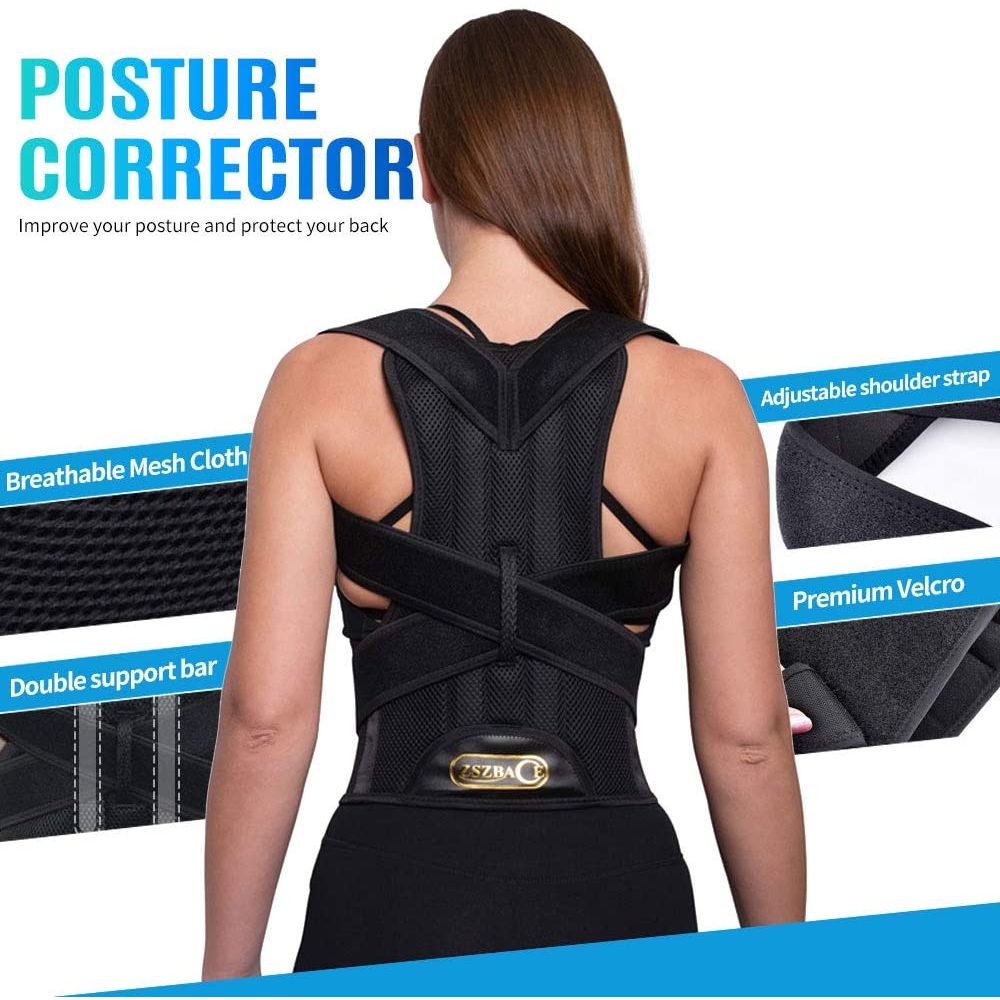 Shoulder & Back Posture Correction Belt || 2 in 1