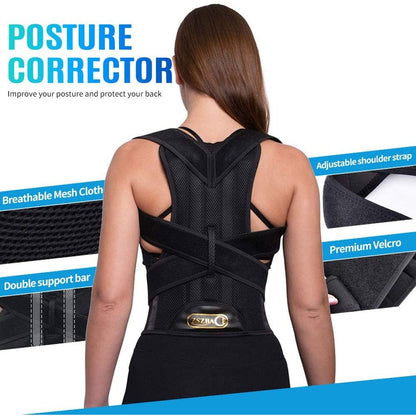 Shoulder & Back Posture Correction Belt || 2 in 1