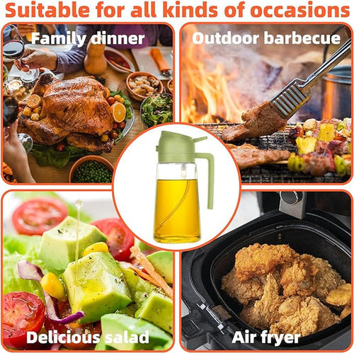 2 in 1 Glass Oil Sprayer & Dispenser - Link Lift Shop