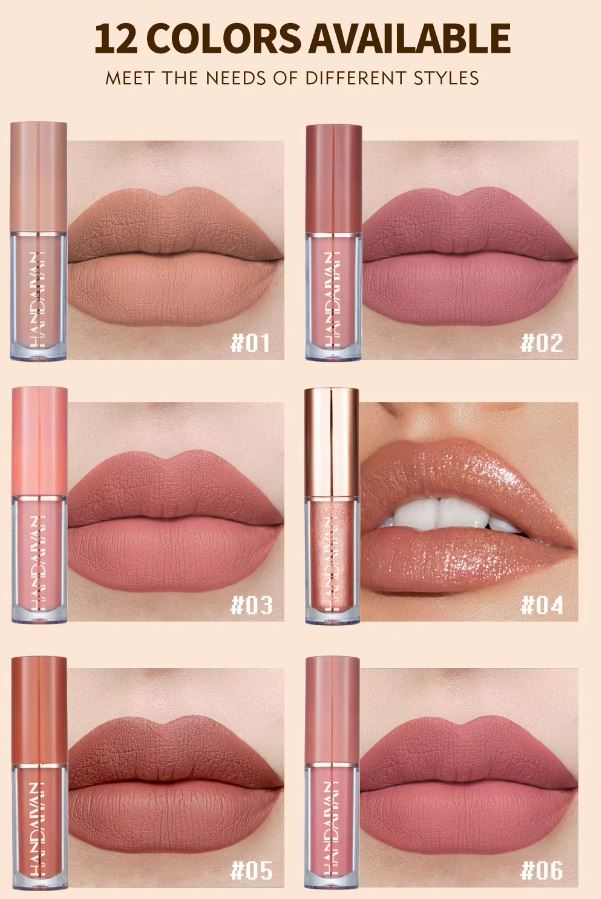 HANDAIYAN 12 pcs Liquid Lipstick Box
