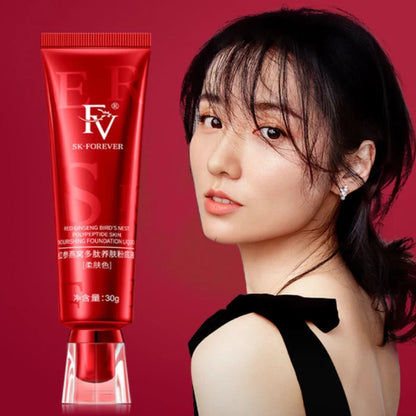 FV Full-Coverage Liquid Foundation – Waterproof, Long-Lasting Matte Finish with Concealer