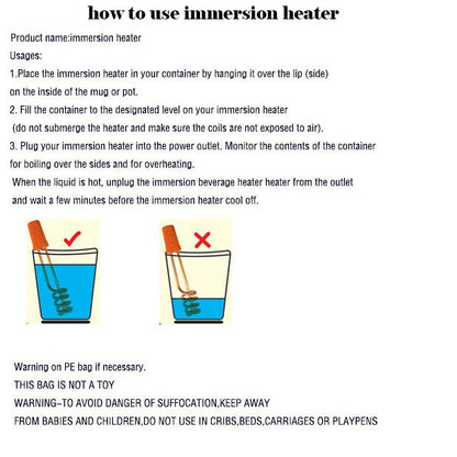 NSG F8 2000W Water Heating Rod Shockproof