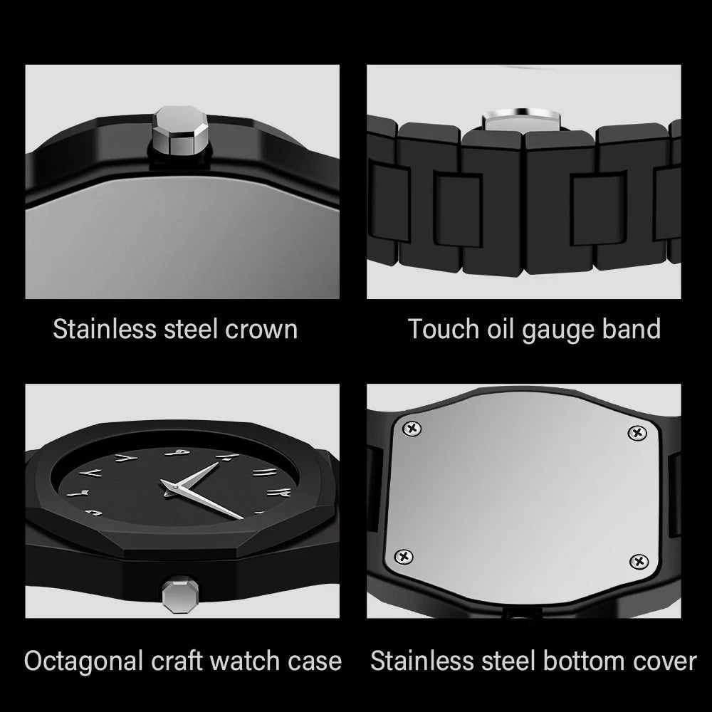 Arabic Aura Stylish Slim Business Watch with Arabic Numeric Dial
