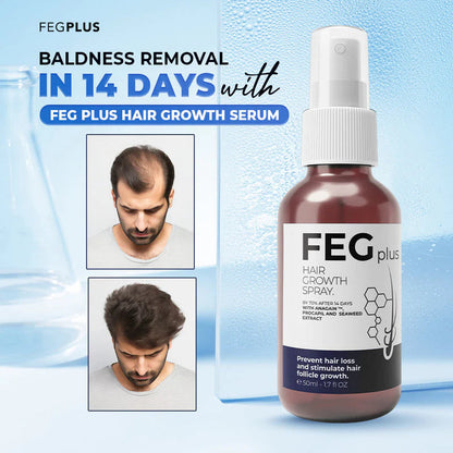 FEG Plus Beard & Hair Growth Serum Spray | 60 ML
