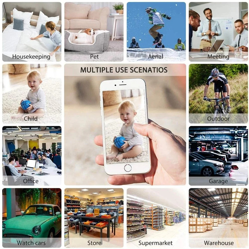 A9 Mini WiFi Wireless Camera – HD Video Recorder with Night Vision & Motion Detection - Link Lift Shop