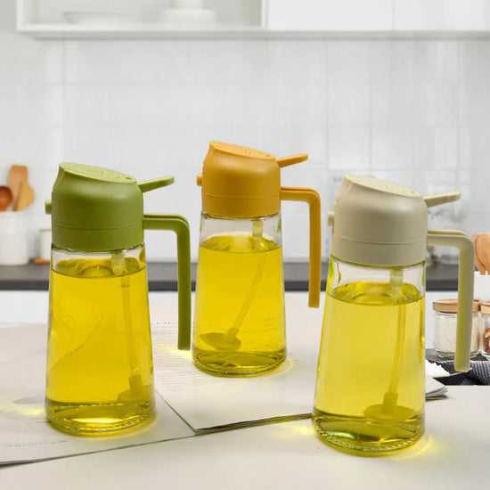 2 in 1 Glass Oil Sprayer & Dispenser - Link Lift Shop