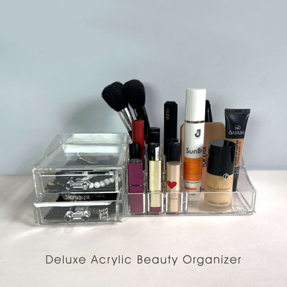 Acrylic Cosmetic Organizer With Drawer