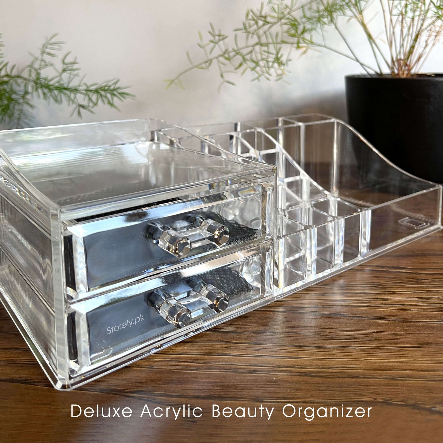 Acrylic Cosmetic Organizer With Drawer