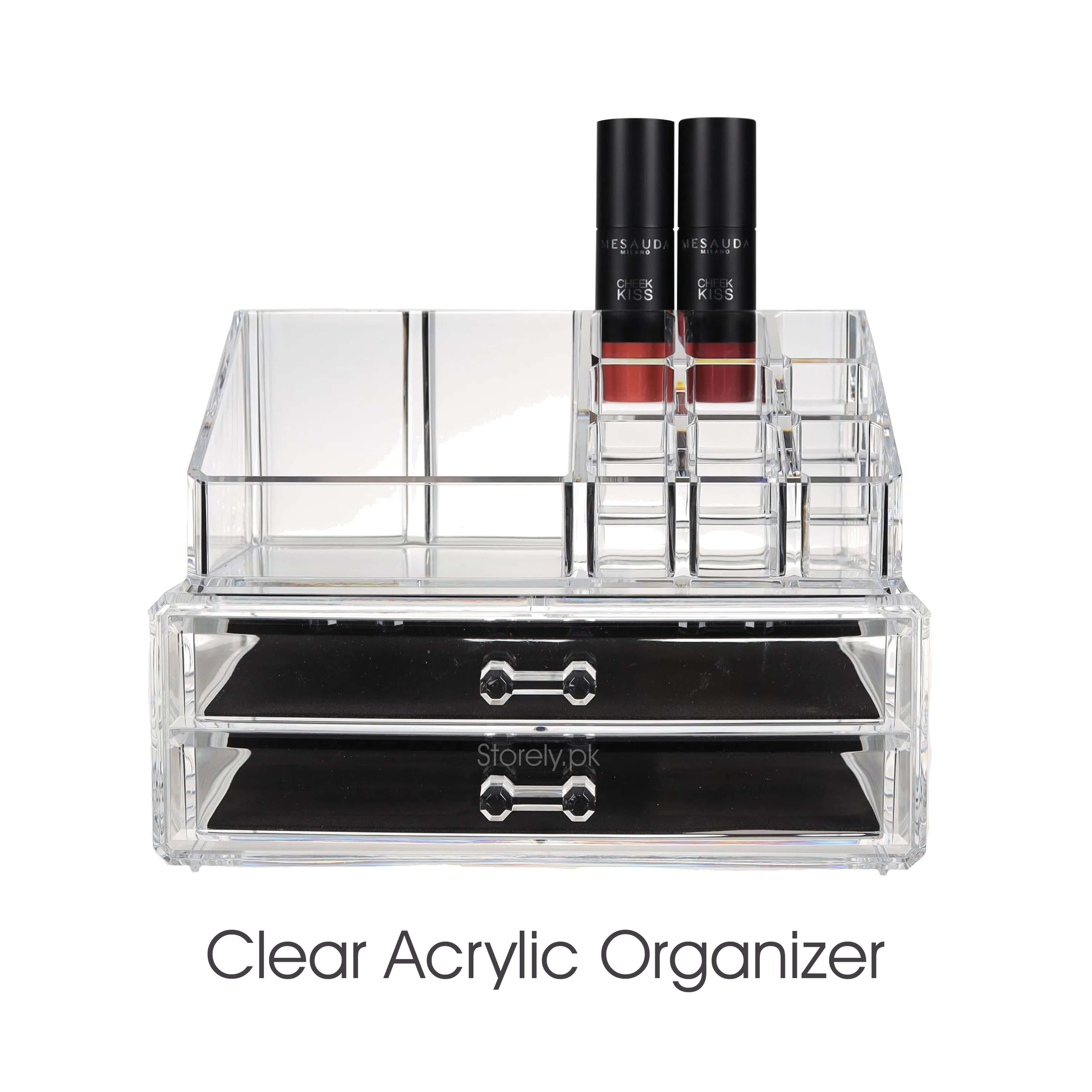 Acrylic Cosmetic Organizer With Drawer - Link Lift Shop