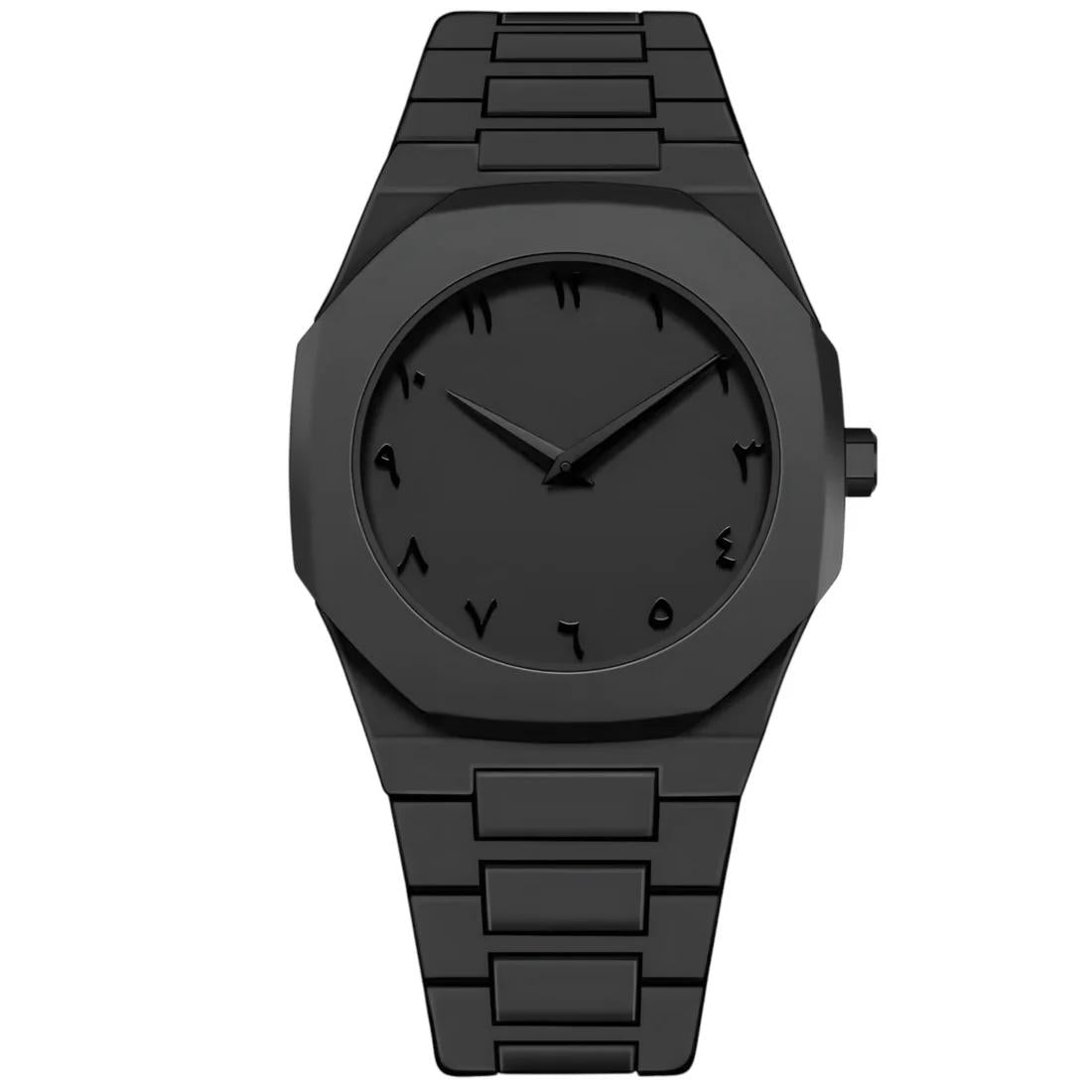 Arabic Aura Stylish Slim Business Watch with Arabic Numeric Dial