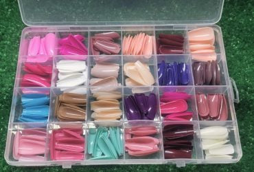 576 Pcs Reusable Fake Nails – Stunning Variety of Colors | Perfect for Girls