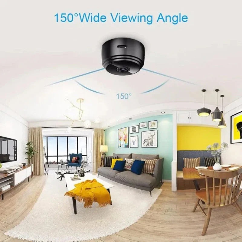 A9 Mini WiFi Wireless Camera – HD Video Recorder with Night Vision & Motion Detection