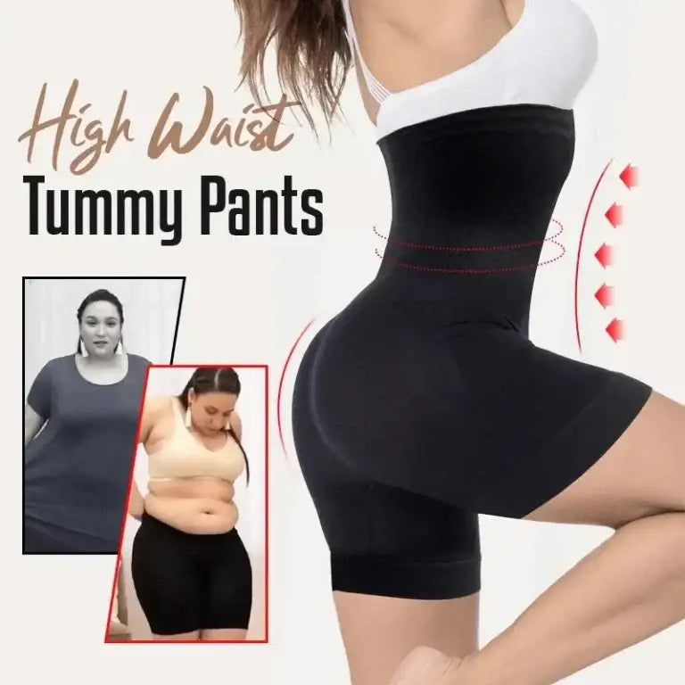Seamless High-Waist Body Shaper for Tummy & Hip Control