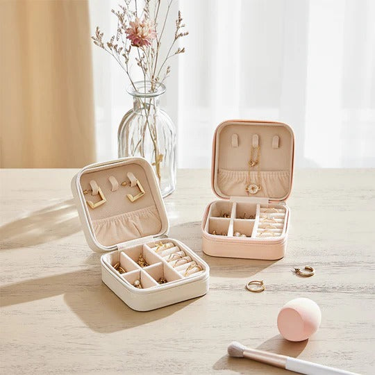 Travel Friendly Jewellery Box, PU Leather Jewellery Box