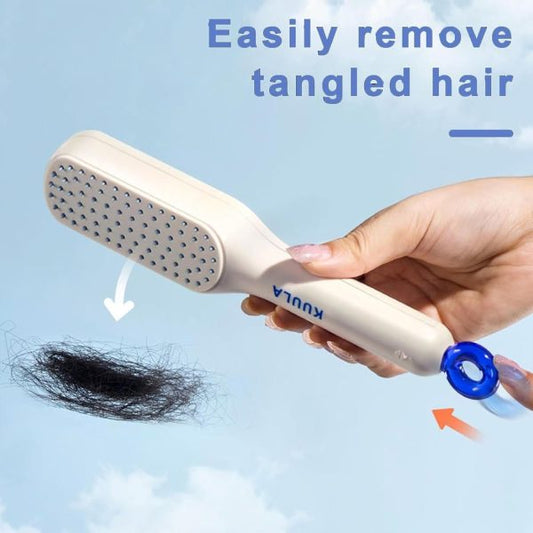4-in-1 Self-Cleaning Hair Brush Comb – Hot Selling 🔥 | Imported from Australia