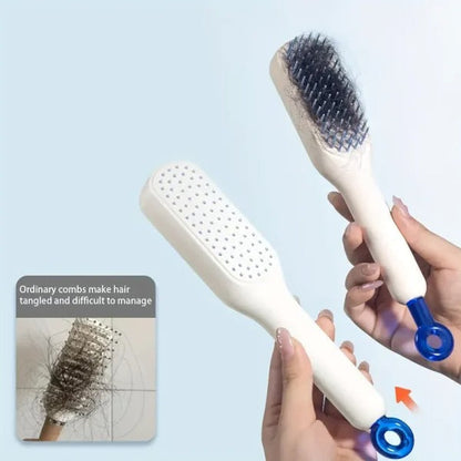 4-in-1 Self-Cleaning Hair Brush Comb – Hot Selling 🔥 | Imported from Australia