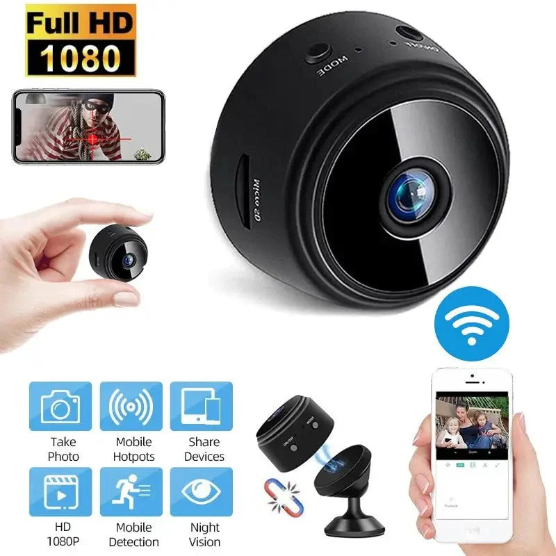 A9 Mini WiFi Wireless Camera – HD Video Recorder with Night Vision & Motion Detection - Link Lift Shop